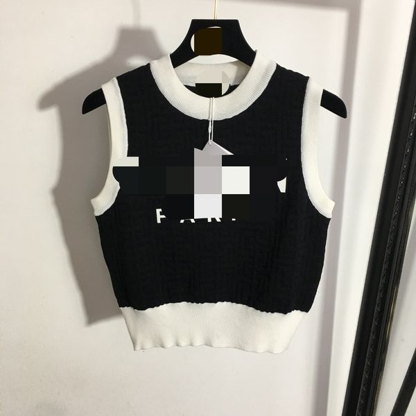 206 l 2022 runway spring summer women sweater white black brand same style sweater sleeveless crew neck fashion clothes meiyi
206 l 2022 runway spring summer women sweater white black brand same style sweater sleeveless crew neck fashion clothes meiyi