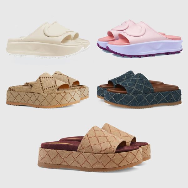 with box designer slipper womens fashion embroidered canvas designer slides slip on slippers girls canvas covered platform sandals 35-45 vr, Black
with box designer slipper womens fashion embroidered canvas designer slides slip on slippers girls canvas covered platform sandals 35-45 vr, Black