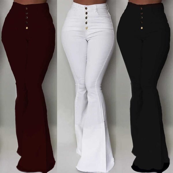women's pants capris women's solid color high-waisted buttocks flared fishtail pants fashion single-breasted simple pants t230210, Black;white
women's pants capris women's solid color high-waisted buttocks flared fishtail pants fashion single-breasted simple pants t230210, Black;white