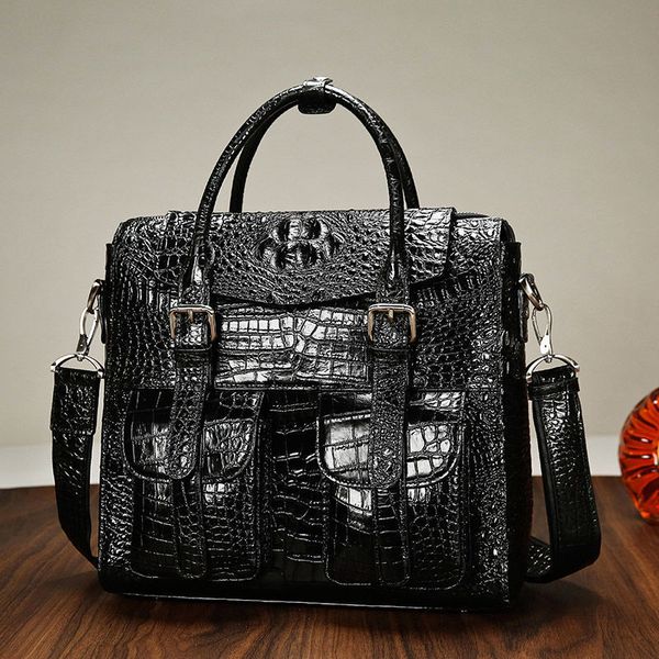 briefcases luxury men's handbags genuine leather male shoulder bag real natural crossbody messenger briefcase bags 230210
briefcases luxury men's handbags genuine leather male shoulder bag real natural crossbody messenger briefcase bags 230210