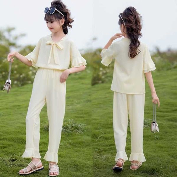 clothing sets kids clothes set summer shirt pants chiffon 2pcs suit teenage girls clothing children's costume 6 8 10 12 14 years w23021, White
clothing sets kids clothes set summer shirt pants chiffon 2pcs suit teenage girls clothing children's costume 6 8 10 12 14 years w23021, White