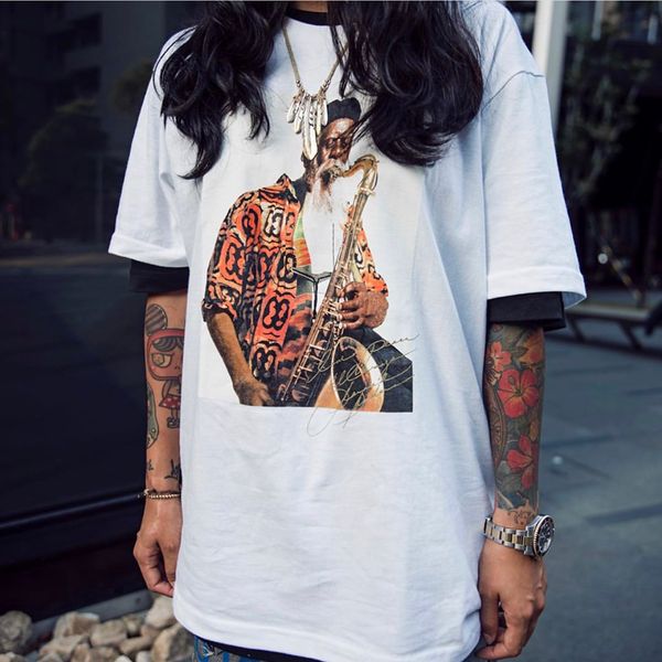 20fw pharoah sanders men's t-shirts sax p summer limited high street classic box t-shirts fashion casual breathable men women couples s, White;black
20fw pharoah sanders men's t-shirts sax p summer limited high street classic box t-shirts fashion casual breathable men women couples s, White;black