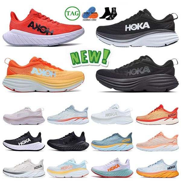 2023 hoka one bondi 8 running shoes carbon x 2 triple black white amber yellow black white real teal aquarelle men sneakers blue fog clifton, White;red
2023 hoka one bondi 8 running shoes carbon x 2 triple black white amber yellow black white real teal aquarelle men sneakers blue fog clifton, White;red