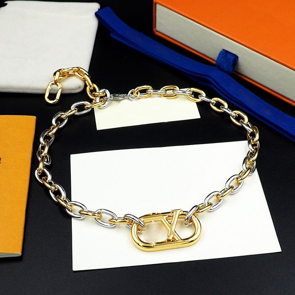 lw everyday chain jewelry suit big necklace bracelet earrings gold t0p quality official reproductions brand designer anniversary gift with b, Silver
lw everyday chain jewelry suit big necklace bracelet earrings gold t0p quality official reproductions brand designer anniversary gift with b, Silver