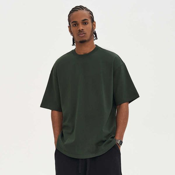 2023 summer new 280g short sleeve t-shirt men's oversize solid color matching underlay, White;black
2023 summer new 280g short sleeve t-shirt men's oversize solid color matching underlay, White;black