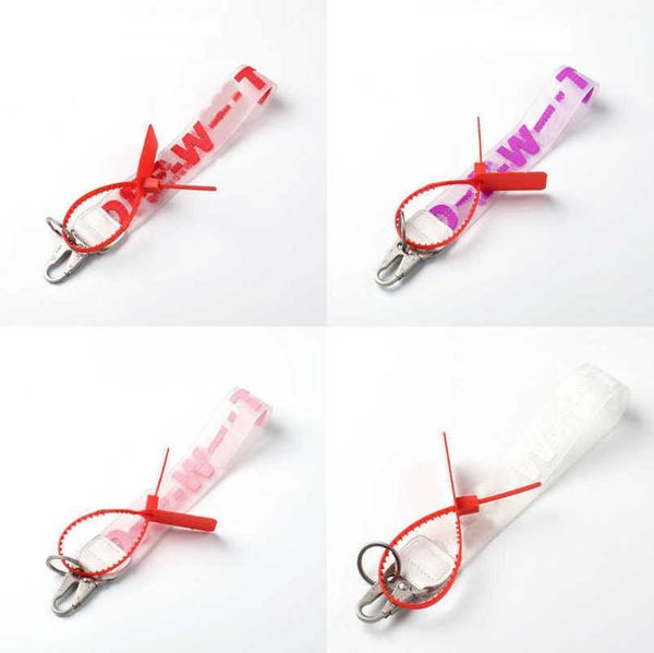luxury white offs key rings brand keychains clear rubber jelly letter print keys ring fashion men women canvas keychain camera pendant belt, Silver
luxury white offs key rings brand keychains clear rubber jelly letter print keys ring fashion men women canvas keychain camera pendant belt, Silver