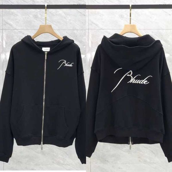 men's hoodies sweatshirts capsule zipper letter embroidered hooded sweatshirt men women cardigan jackets j230208, Black
men's hoodies sweatshirts capsule zipper letter embroidered hooded sweatshirt men women cardigan jackets j230208, Black