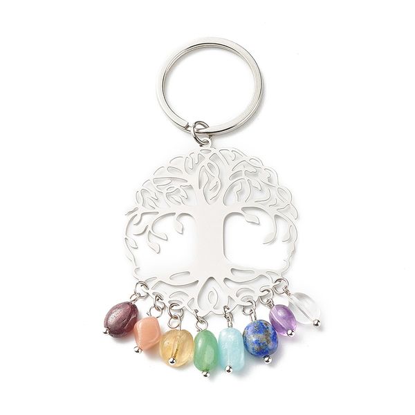 natural crystal stone keychain pendant life tree keychains fashion accessories keyring key chains, Silver
natural crystal stone keychain pendant life tree keychains fashion accessories keyring key chains, Silver