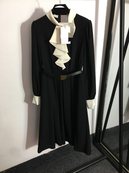 203 xl 2023 runway dress spring summer dress crew neck long sleeve brand same style empire womens dress fashion meiyi, Black
203 xl 2023 runway dress spring summer dress crew neck long sleeve brand same style empire womens dress fashion meiyi, Black