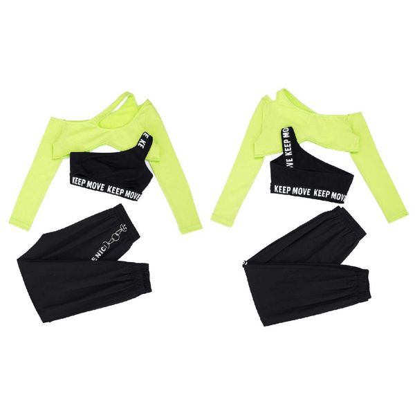 clothing sets new hip hop jazz dance suit sportwear kids girls long sleeve single shoulder vest pants set fashion modern street dancewear w, White
clothing sets new hip hop jazz dance suit sportwear kids girls long sleeve single shoulder vest pants set fashion modern street dancewear w, White