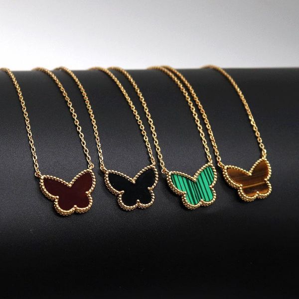 shell double side pendant necklaces for women 18k gold sweet butterfly luxury designer choker necklace jewelry no box, Silver
shell double side pendant necklaces for women 18k gold sweet butterfly luxury designer choker necklace jewelry no box, Silver