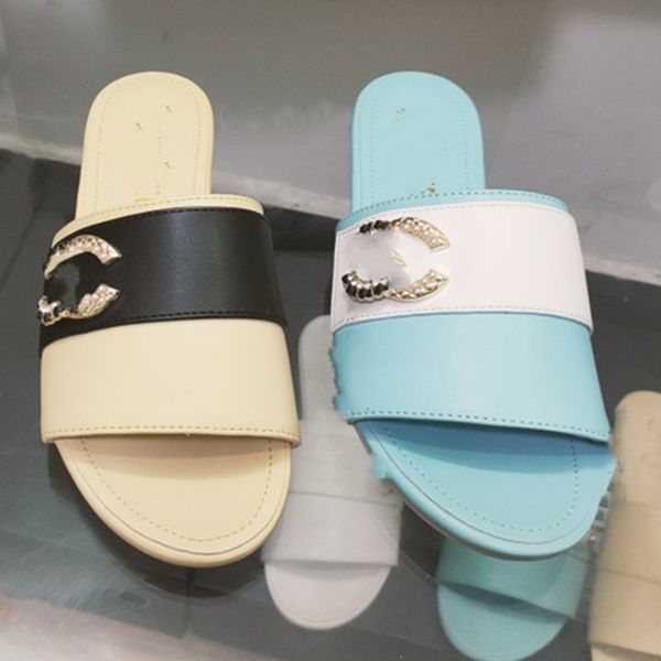 most popular designer women slippers luxury crysatal diamond buckle sandal slip on leather mule slides flat flip flops ladies beach sandal 2, Black
most popular designer women slippers luxury crysatal diamond buckle sandal slip on leather mule slides flat flip flops ladies beach sandal 2, Black