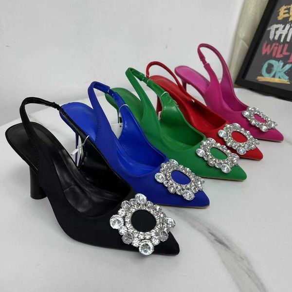 2023 paris women luxurys designers sandals autumn fashion high-heeled 5cm western-style women's sandals, Black
2023 paris women luxurys designers sandals autumn fashion high-heeled 5cm western-style women's sandals, Black