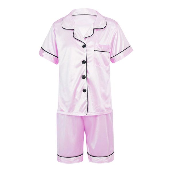 clothing sets 2022 children satin pajamas set kids sleepwear boys night suit girls sets pyjamas for teens silk nightwear shirts shorts 2 pjs, White
clothing sets 2022 children satin pajamas set kids sleepwear boys night suit girls sets pyjamas for teens silk nightwear shirts shorts 2 pjs, White