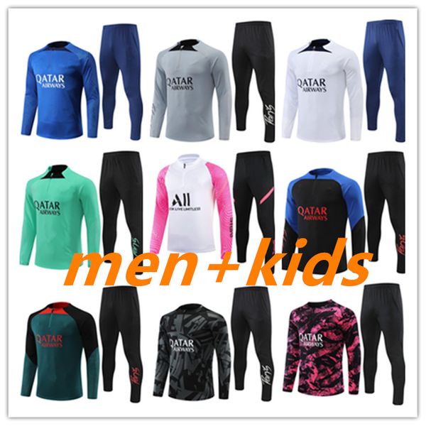 22 23 psgs tracksuit jerseys football shirt training suit jersey soccer survetement foot futbol chandal jogging 2022 men kids kit soccer jer, Black;yellow
22 23 psgs tracksuit jerseys football shirt training suit jersey soccer survetement foot futbol chandal jogging 2022 men kids kit soccer jer, Black;yellow