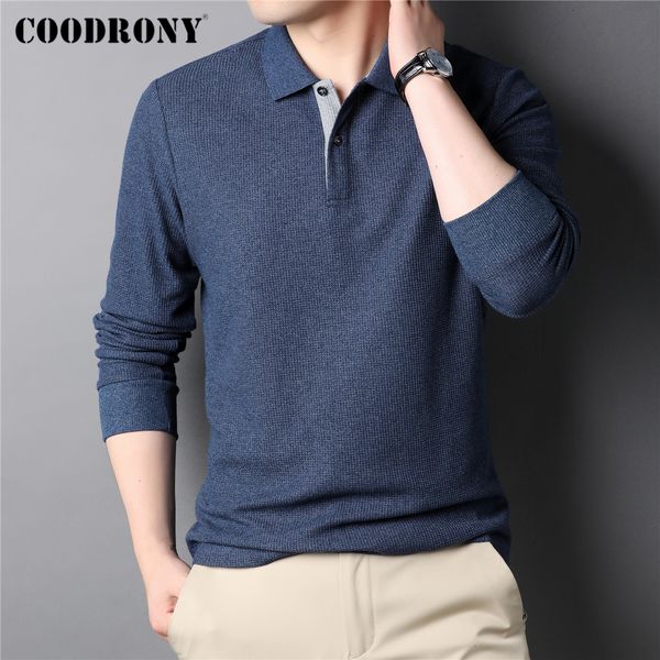 men's polos coodrony brand men's polo-shirt waffle pattern long sleeve t-shirt men clothing soft cotton business casual t shirts h, White;black
men's polos coodrony brand men's polo-shirt waffle pattern long sleeve t-shirt men clothing soft cotton business casual t shirts h, White;black