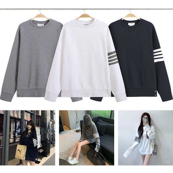 men's hoodie tom sweater brown hoody unwomen leisure casual sports winter waffle four-bar stripe crew neck couple loose college cfwd, Black
men's hoodie tom sweater brown hoody unwomen leisure casual sports winter waffle four-bar stripe crew neck couple loose college cfwd, Black