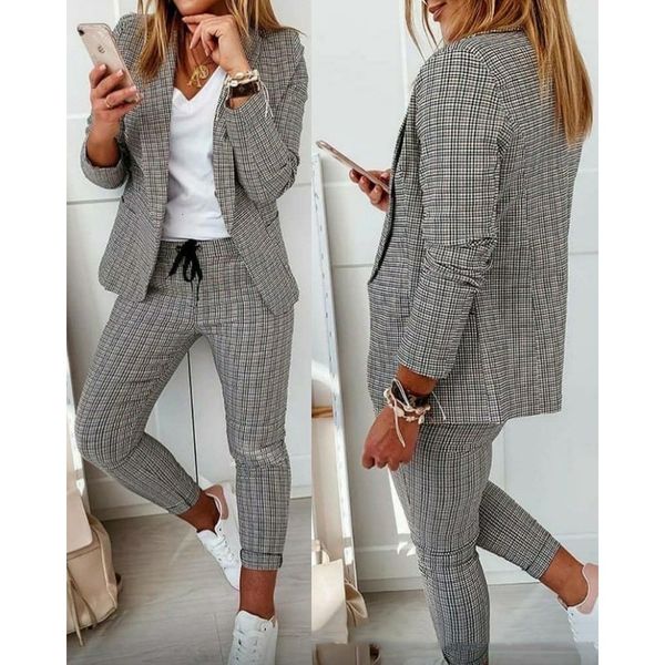 men's sweaters fashion women two piece set outfits 2023 autumn turn down print blazer coat drawstring pants suit casual 230210, White;black
men's sweaters fashion women two piece set outfits 2023 autumn turn down print blazer coat drawstring pants suit casual 230210, White;black