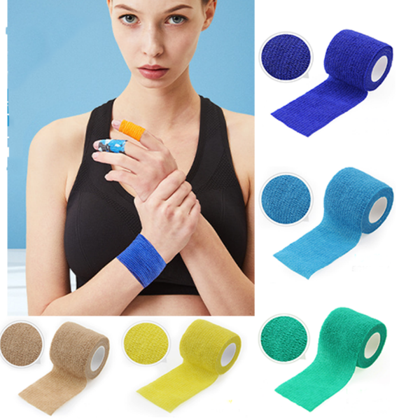 breathable colorful sport self adhesive elastic bandage wrap tape elasast for knee support pads finger ankle palm shoulder, Black;gray
breathable colorful sport self adhesive elastic bandage wrap tape elasast for knee support pads finger ankle palm shoulder, Black;gray
