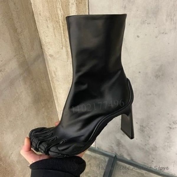 boot mesh socks stretch five finger rose red calf booties flat fretwork heels patchwork street style fashion shoes 230210, Black
boot mesh socks stretch five finger rose red calf booties flat fretwork heels patchwork street style fashion shoes 230210, Black