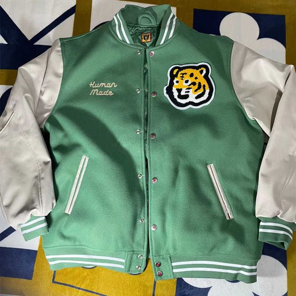 men's jackets cartoon tiger dog humanmade jackets patchwork embroidery human made baseball uniform jacket j230210, Black;brown
men's jackets cartoon tiger dog humanmade jackets patchwork embroidery human made baseball uniform jacket j230210, Black;brown