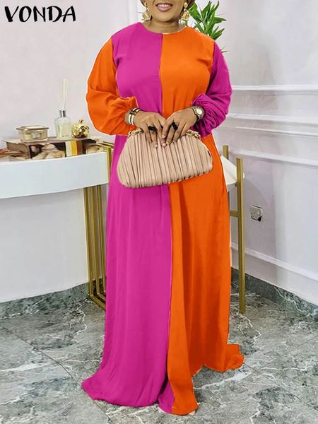 plus size dresses color patchwork dress holiday vonda women vintage maxi long sundress robe femme fashion vestidos party pleated dress fmme, Black
plus size dresses color patchwork dress holiday vonda women vintage maxi long sundress robe femme fashion vestidos party pleated dress fmme, Black