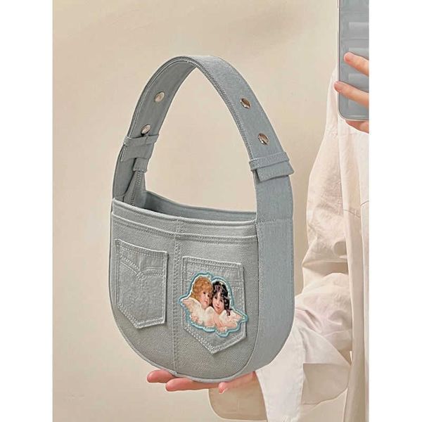 totes bags vintage retro american angel denim women s bag shoulder baseball handbag coin purse large capacity cute side s 230210
totes bags vintage retro american angel denim women s bag shoulder baseball handbag coin purse large capacity cute side s 230210