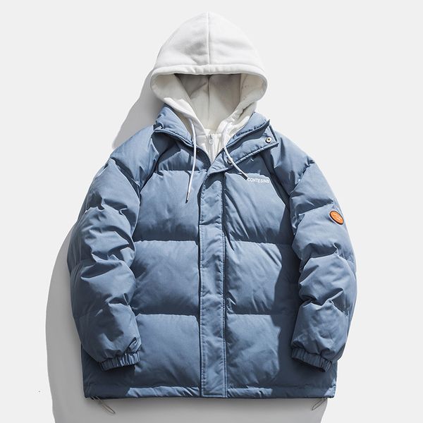 men's jackets men winter coats loose down fashion fake twopiece warm parkas hooded casual male thicker fit slim winer 2xl 230210, Black;brown
men's jackets men winter coats loose down fashion fake twopiece warm parkas hooded casual male thicker fit slim winer 2xl 230210, Black;brown