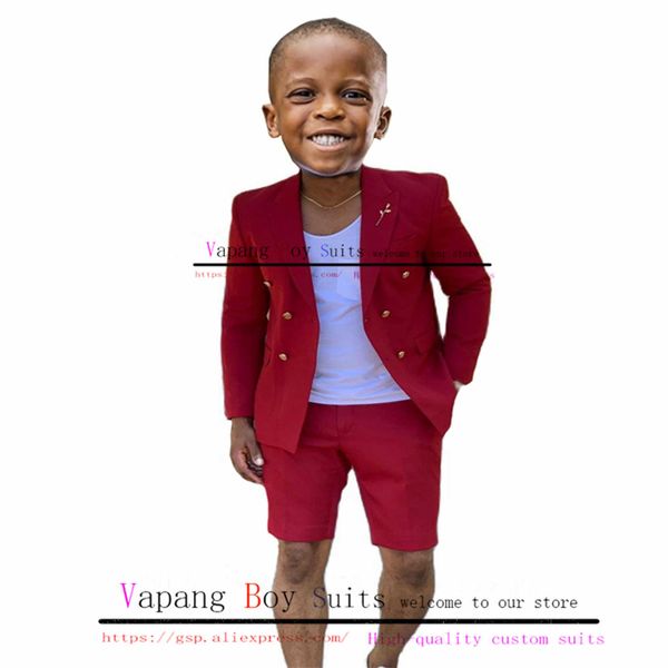 clothing sets boys suit jacket pants 2 piece set red double breasted dress wedding tuxedo kids casual summer shorts set w230210, White
clothing sets boys suit jacket pants 2 piece set red double breasted dress wedding tuxedo kids casual summer shorts set w230210, White