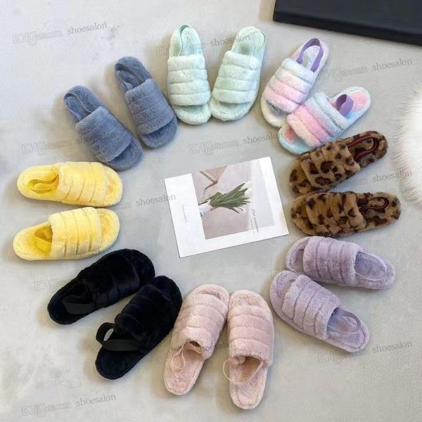 with box designer women furry slippers fluff yeah slides sandal australia australian fuzzy soft house ladies womens shoes fur fluffy sand to, Black
with box designer women furry slippers fluff yeah slides sandal australia australian fuzzy soft house ladies womens shoes fur fluffy sand to, Black