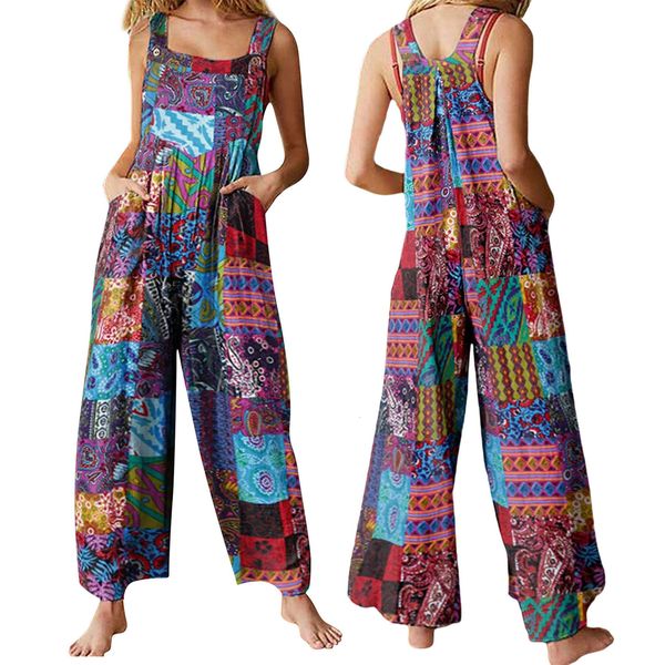 women's jumpsuits rompers women loose wide-leg retro style loose fit o-neck jumpsuit with cotton and linen pockets printed sleeveless l, Black;white
women's jumpsuits rompers women loose wide-leg retro style loose fit o-neck jumpsuit with cotton and linen pockets printed sleeveless l, Black;white