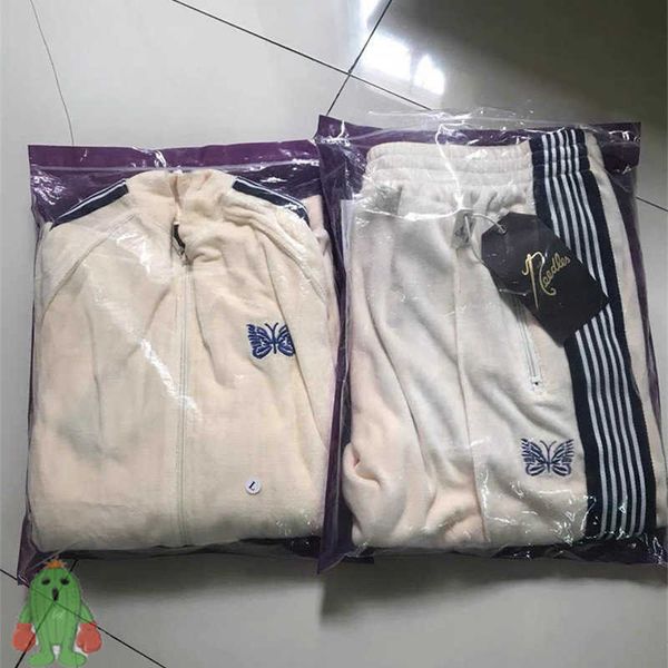 men's hoodies sweatshirts khaki ge needles tracksuit embroidery butterfly side webbing set j230208, Black
men's hoodies sweatshirts khaki ge needles tracksuit embroidery butterfly side webbing set j230208, Black