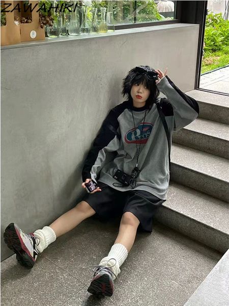 women's t-shirt american retro oversize sweatshirt raglan sleeve loose hoodies y2k aesthetic long sleeve t-shirts women casual streetwe, White
women's t-shirt american retro oversize sweatshirt raglan sleeve loose hoodies y2k aesthetic long sleeve t-shirts women casual streetwe, White
