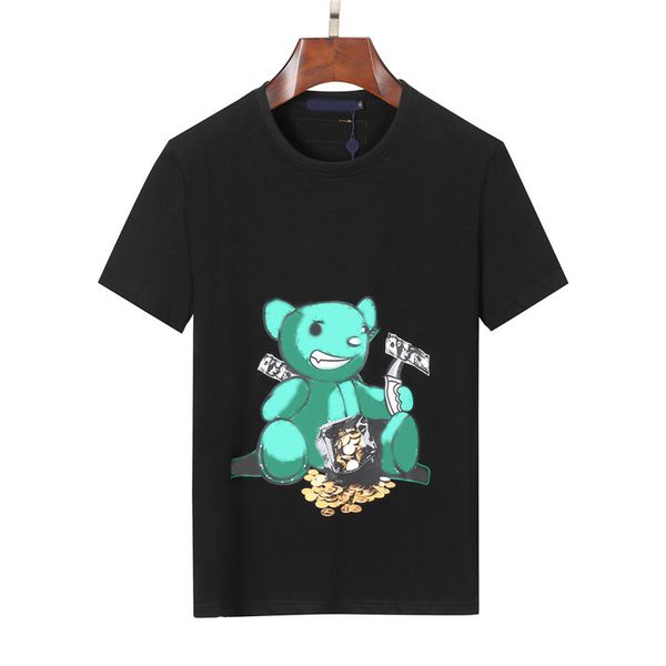 2023 mens designer mens t shirts summer chest front bear letter embroidery letters print t shirt streetwear cotton women luxurys tshirts clo, White;black
2023 mens designer mens t shirts summer chest front bear letter embroidery letters print t shirt streetwear cotton women luxurys tshirts clo, White;black