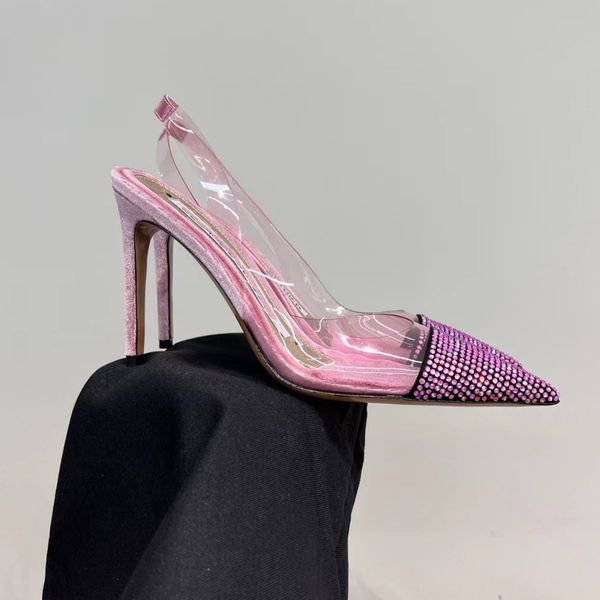 dress shoes slim heel wrap toe pointed high heels rhinestone silk spring and summer sandals 8.5cm luxury designer party shoes our size 35-40, Black
dress shoes slim heel wrap toe pointed high heels rhinestone silk spring and summer sandals 8.5cm luxury designer party shoes our size 35-40, Black