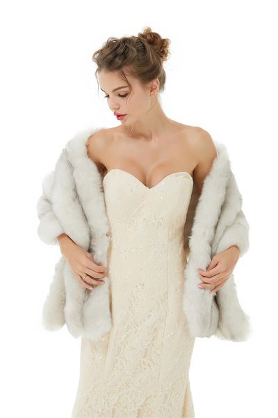 wraps autumn new fashion imitation fur wraps bridal wedding dress evening dress with fur shawl pj05, White
wraps autumn new fashion imitation fur wraps bridal wedding dress evening dress with fur shawl pj05, White