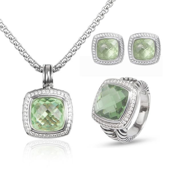 classic necklace rings earring for women jewelry set prasiolite morganite zircon jewelry for women pendant chain, Silver
classic necklace rings earring for women jewelry set prasiolite morganite zircon jewelry for women pendant chain, Silver