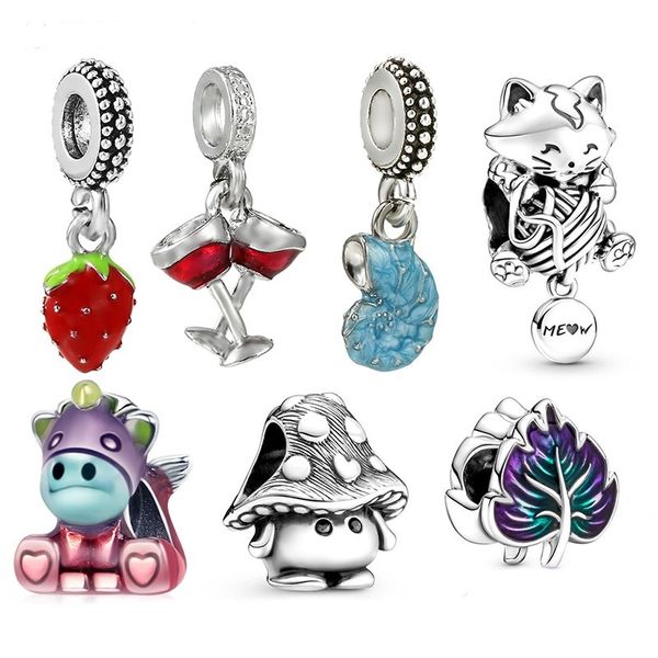 fits pandora bracelets 20pcs silver strawberry kitty unicorn mushroom dangle charm bead fit pandora charms bracelet beads 925 sterling silve, Black
fits pandora bracelets 20pcs silver strawberry kitty unicorn mushroom dangle charm bead fit pandora charms bracelet beads 925 sterling silve, Black