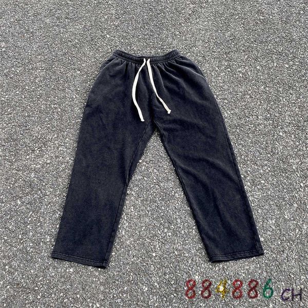 men's pants vintage washed sweatpants men women four season versatile pants loose hanging casual simple beautiful trousers, Black
men's pants vintage washed sweatpants men women four season versatile pants loose hanging casual simple beautiful trousers, Black