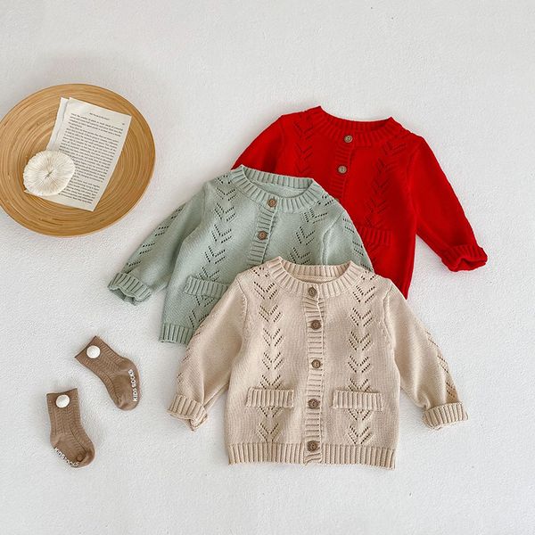 coat autumn baby knitted boys girls cardigans hollow out children sweater casual infant outwear clothes 0 3year 230209, Blue;gray
coat autumn baby knitted boys girls cardigans hollow out children sweater casual infant outwear clothes 0 3year 230209, Blue;gray