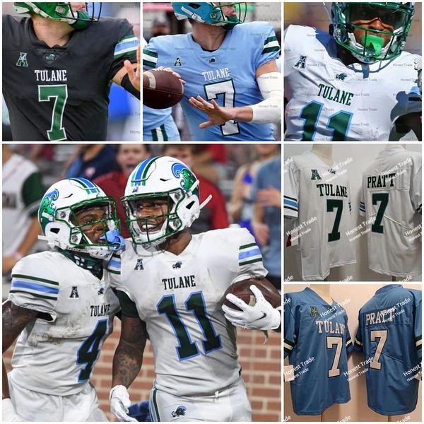 tulane green wave 7 michael pratt football jersey justin ibieta tyrick james mason courtney 2 dorian williams college football jerseys cotto, Black
tulane green wave 7 michael pratt football jersey justin ibieta tyrick james mason courtney 2 dorian williams college football jerseys cotto, Black