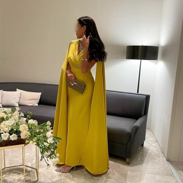 elegant long yellow muslim evening dresses with pleats mermaid v-neck zipper prom gownsback abendkleid robes de soiree, Black;red
elegant long yellow muslim evening dresses with pleats mermaid v-neck zipper prom gownsback abendkleid robes de soiree, Black;red