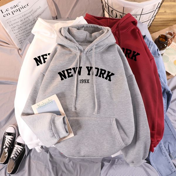 womens hoodies sweatshirts female thicken warm lady autumn velvet winter york printing hooded 230210, Black
womens hoodies sweatshirts female thicken warm lady autumn velvet winter york printing hooded 230210, Black