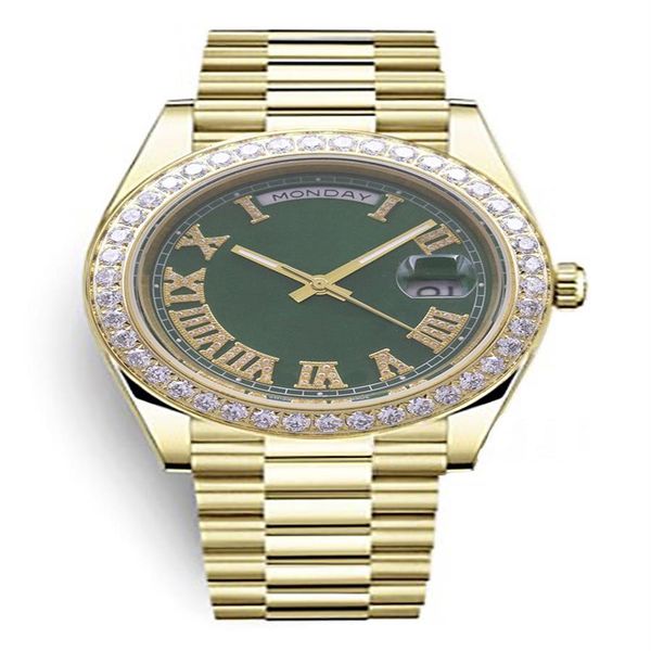 men's fully automatic mechanical watch with diamond inset process 41mm diameter sapphire glass waterproof preferred by hi279b, Slivery;brown
men's fully automatic mechanical watch with diamond inset process 41mm diameter sapphire glass waterproof preferred by hi279b, Slivery;brown
