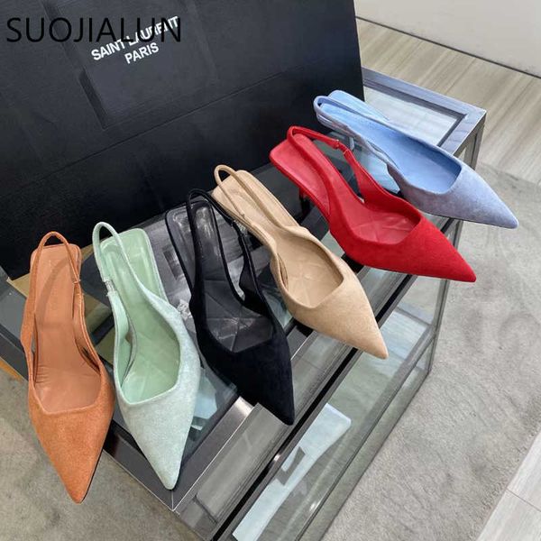 sandals suojialun spring new brand poined toe women sandal fashion thin high heel ladies elegant dress pumps shoes female slingback mule t23, Black
sandals suojialun spring new brand poined toe women sandal fashion thin high heel ladies elegant dress pumps shoes female slingback mule t23, Black