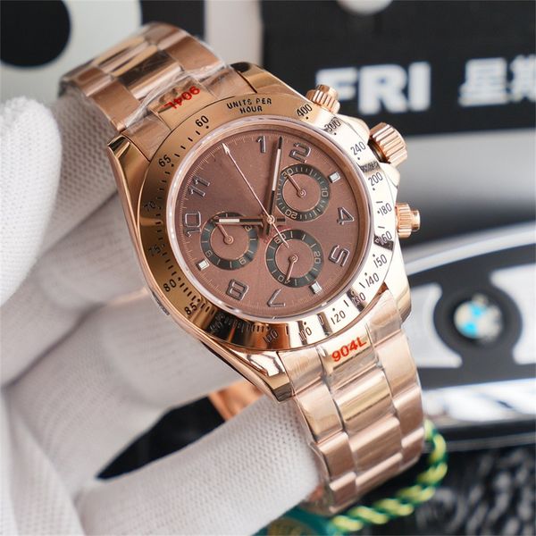 with original box luxury mens watches 116500ln watch montre de luxe automatic wristwatches steel ring bezel 316l adustable folding buckle 40, Slivery;golden
with original box luxury mens watches 116500ln watch montre de luxe automatic wristwatches steel ring bezel 316l adustable folding buckle 40, Slivery;golden