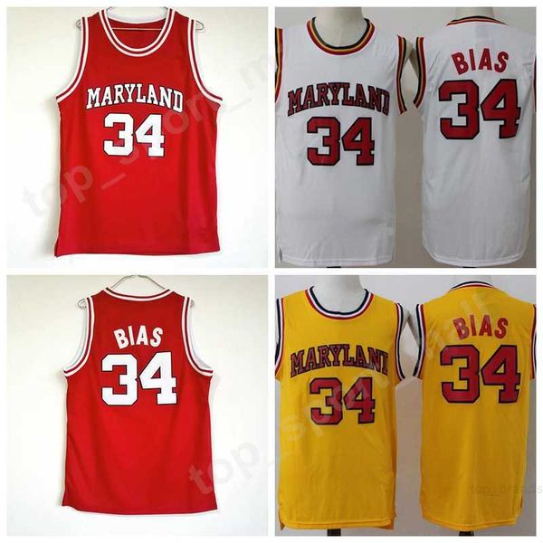 college 34 len bias jersey men basketball university 1985 maryland terps jerseys team red yellow white away sport breathable, Black
college 34 len bias jersey men basketball university 1985 maryland terps jerseys team red yellow white away sport breathable, Black