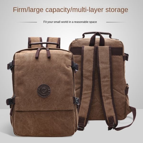 school bags fashionable outdoor travel backpacks male female shoulder canvas for computer bag business student schoolbag backpack 230210
school bags fashionable outdoor travel backpacks male female shoulder canvas for computer bag business student schoolbag backpack 230210