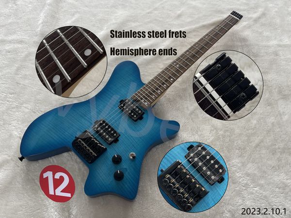 in stocking electric guitar can ship out at once no 12 headless with stainless steel frets hemisphere ends shape black parts black parts blu
in stocking electric guitar can ship out at once no 12 headless with stainless steel frets hemisphere ends shape black parts black parts blu