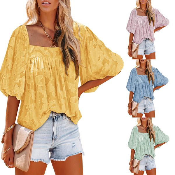 European and American women' summer new chiffon floral openwork five-sleeve doll shirt woman, Silver
European and American women' summer new chiffon floral openwork five-sleeve doll shirt woman, Silver